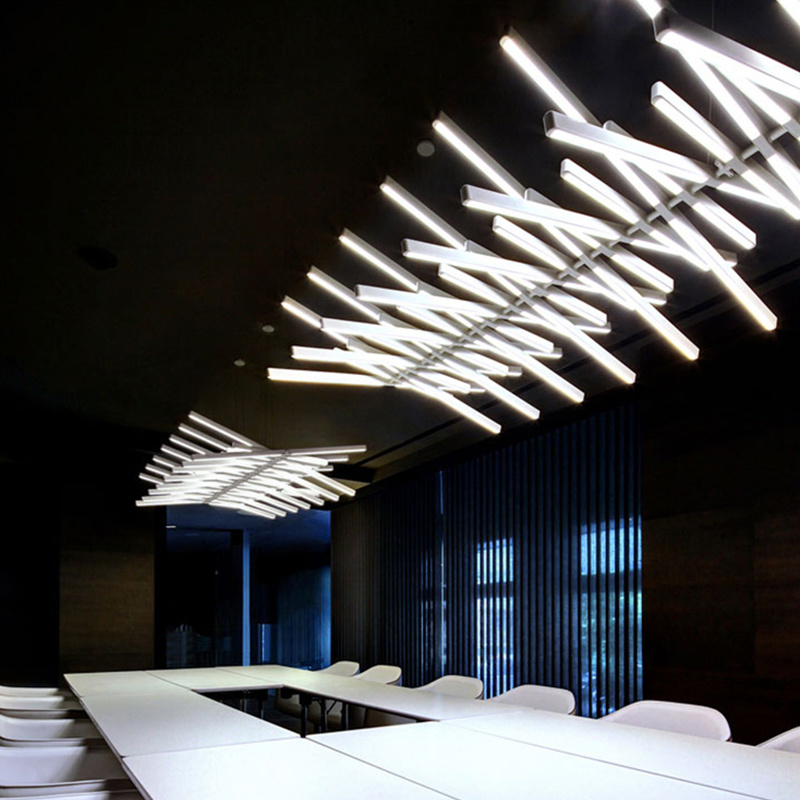 Fishbone Chandelier Nordic LED - Interior Design Meeting Room 评论和价格
