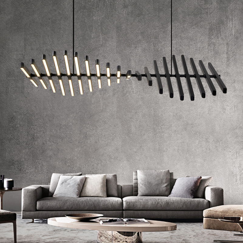 Fishbone Chandelier Nordic LED - Interior Design Meeting Room 评论和价格