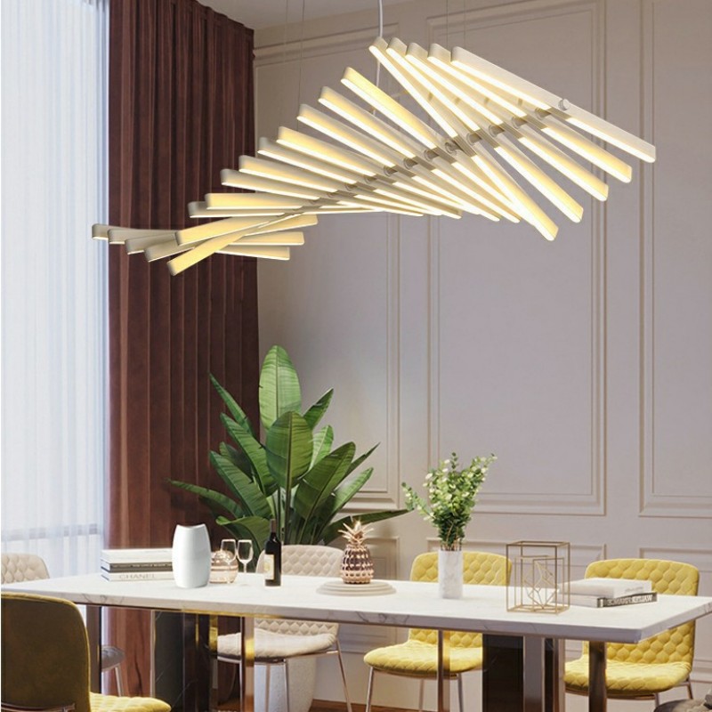 Fishbone Chandelier Nordic LED - Interior Design Meeting Room 评论和价格