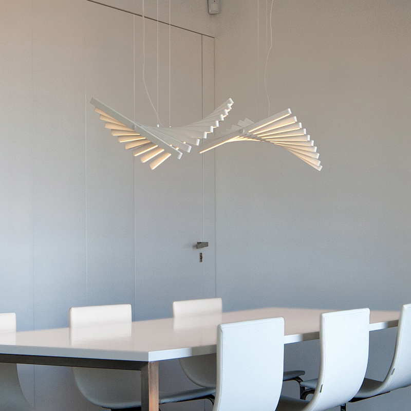 Fishbone Chandelier Nordic LED - Interior Design Meeting Room 评论和价格