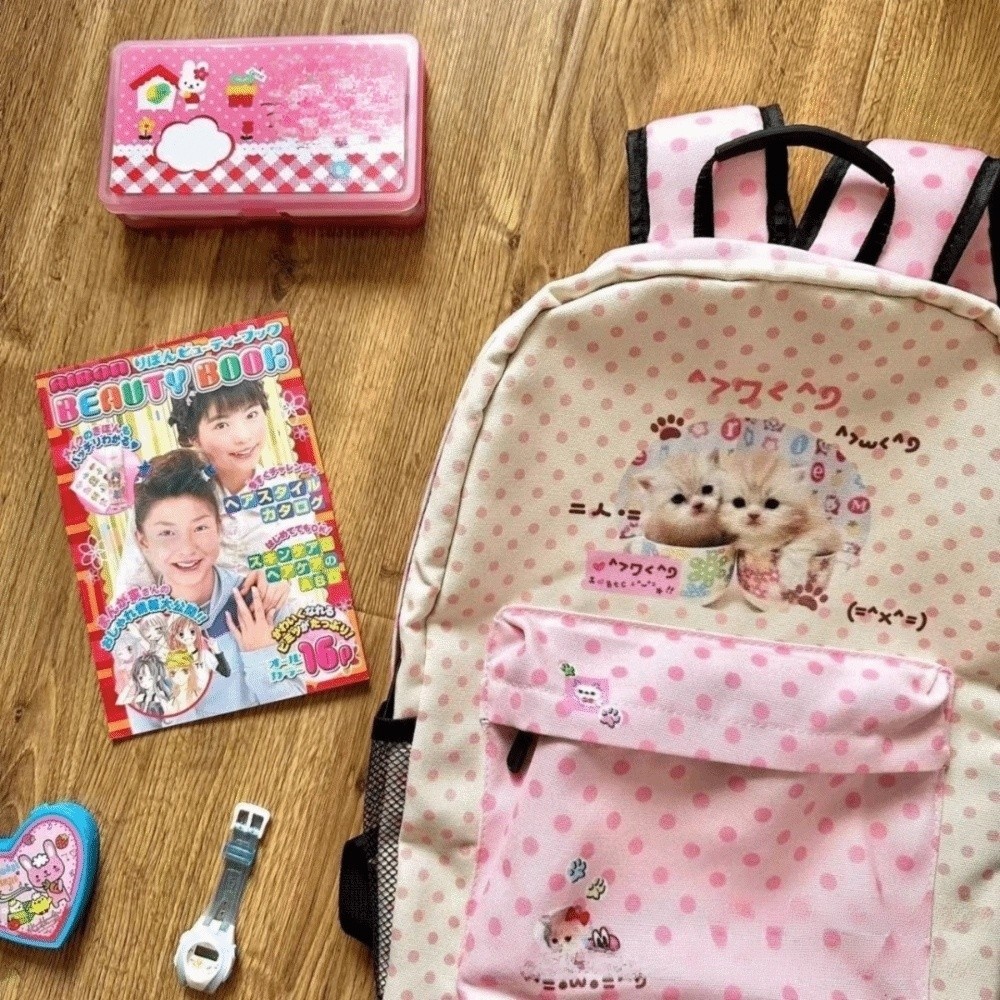 Kawaii Contrast Color Cat Dot  - Interior Design Handbook 评论和价格