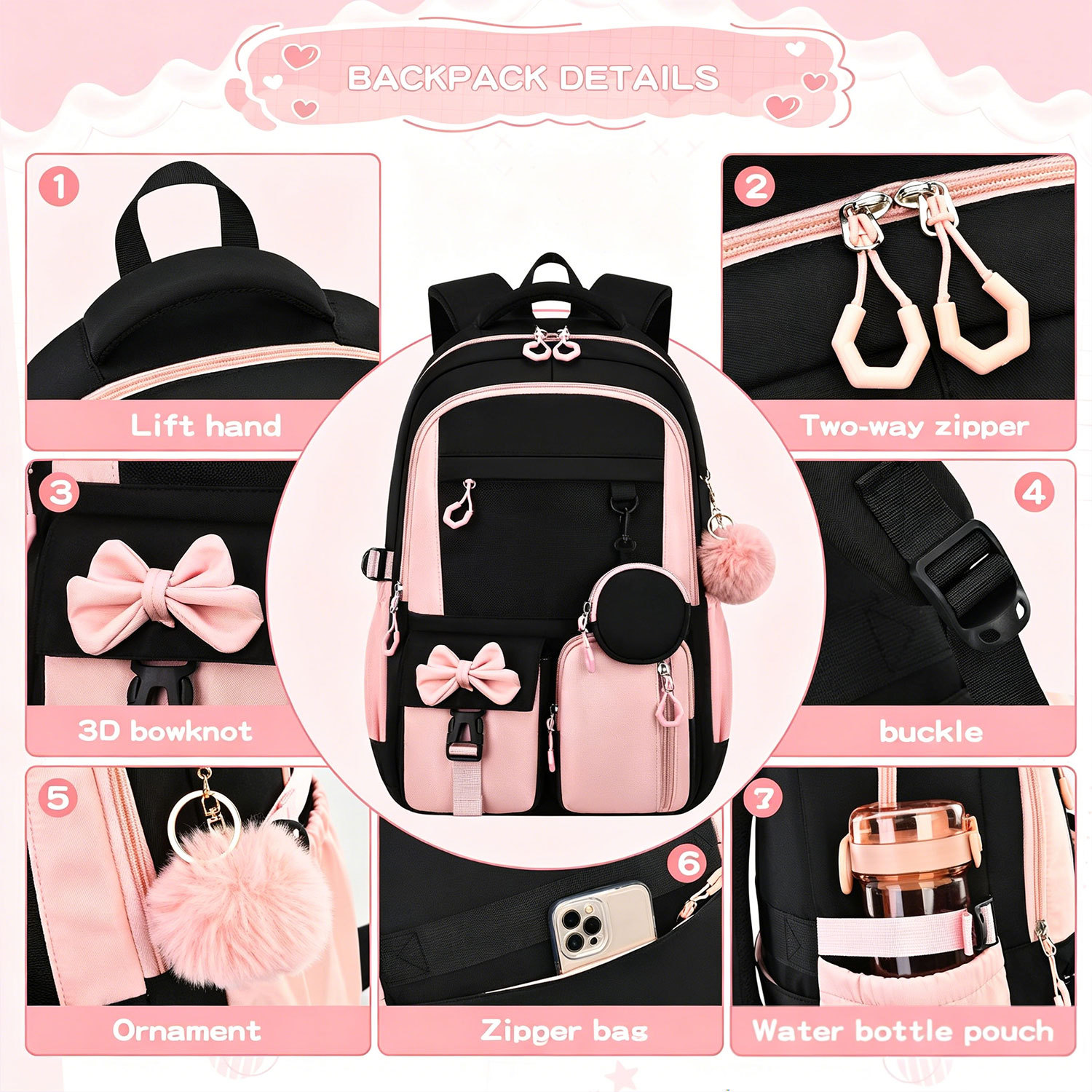 Children School Bags Set Girls - Interior Design Handbook 评论和价格