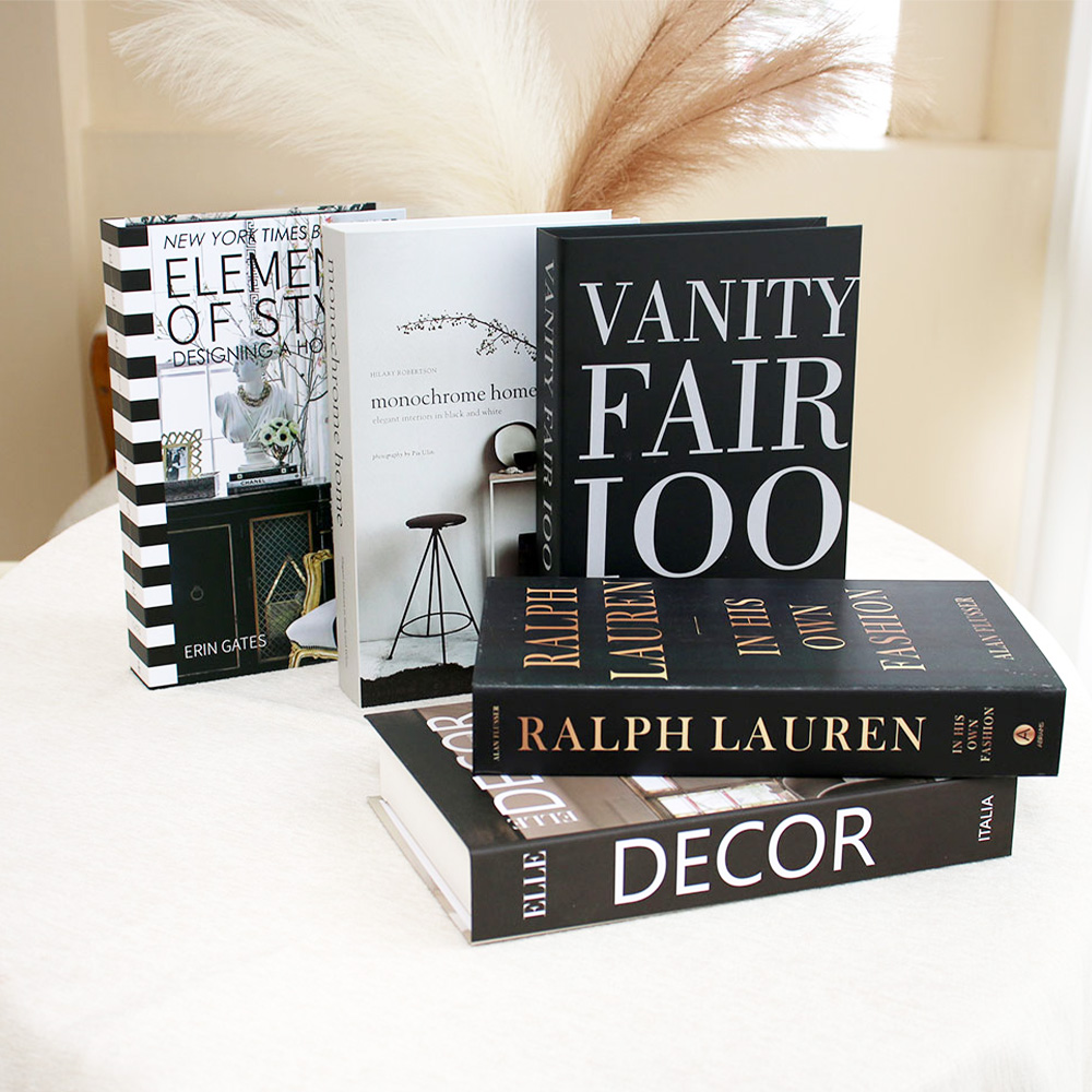 Luxury Fake Books For Decor Lu - Interior Design Handbook 评论和价格