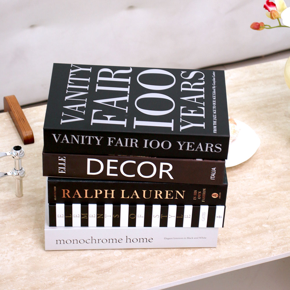 Luxury Fake Books For Decor Lu - Interior Design Handbook 评论和价格