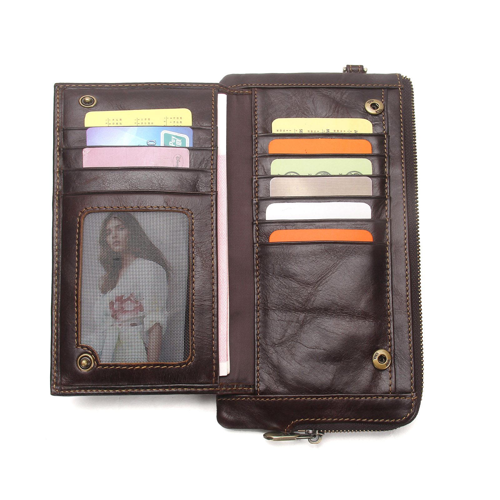 CONTACT'S Men’s Wallet Multi C - Interior Design Photo 评论和价格