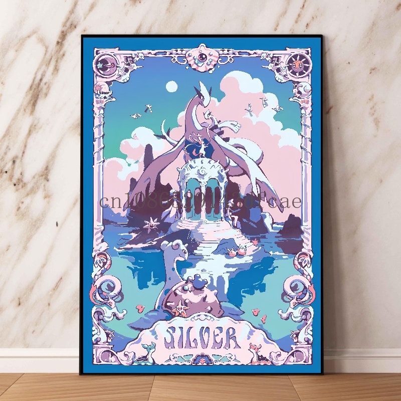 Pokemon Retro Cartoon Poster C - Interior Design Modern 评论和价格