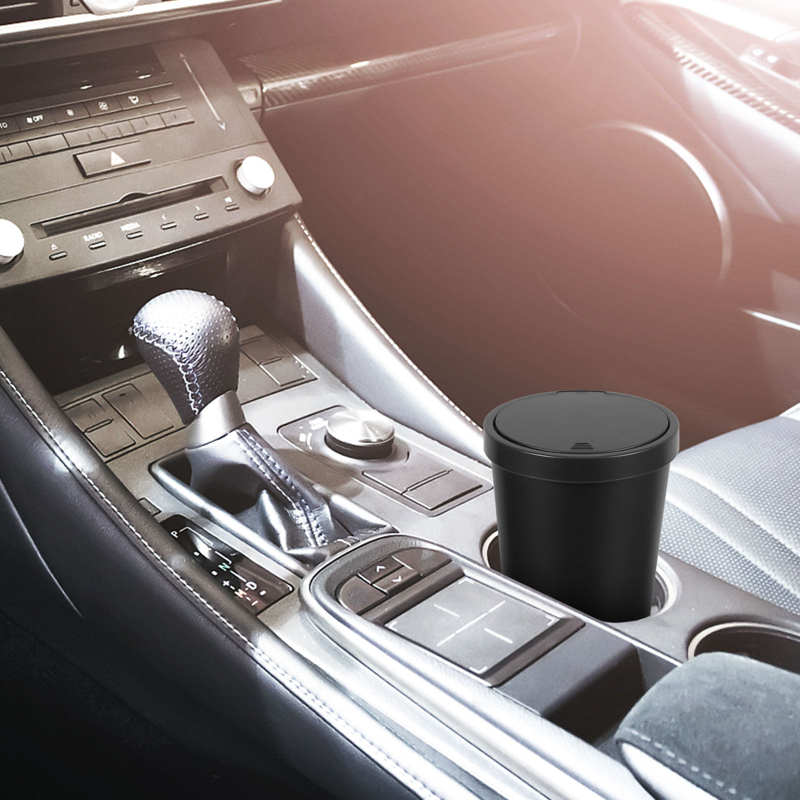 Car Trash Can Portable Mini Ga - Interior Design Type 评论和价格
