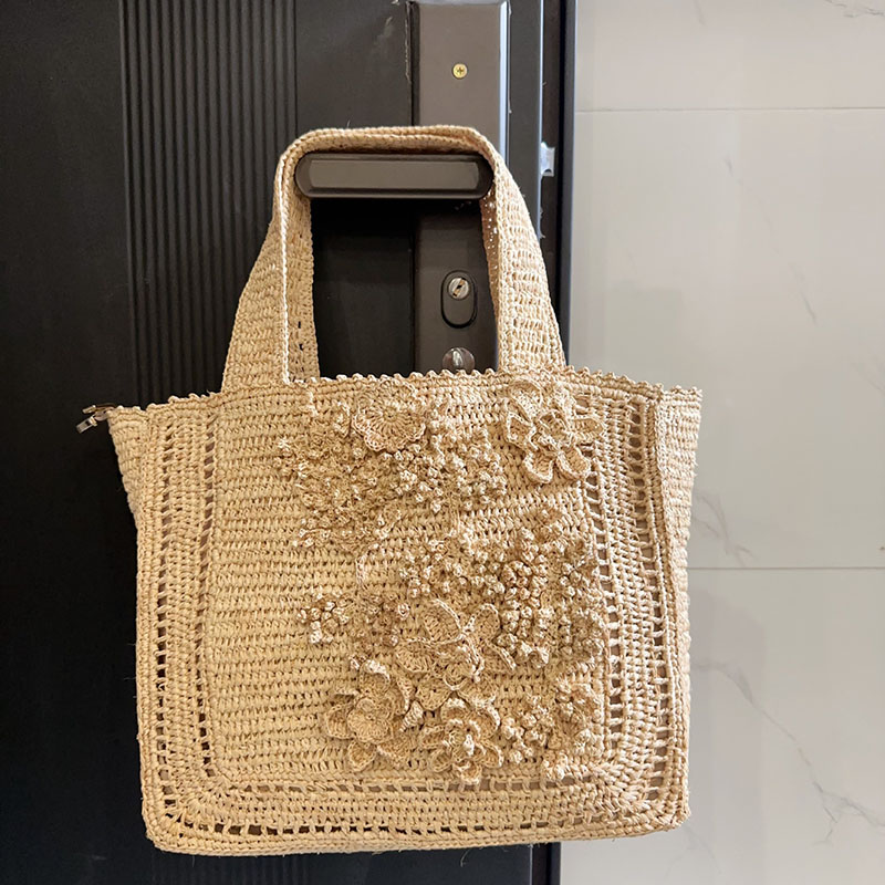 Summer Flower Woven Tote Bag B - Interior Design Bali 评论和价格
