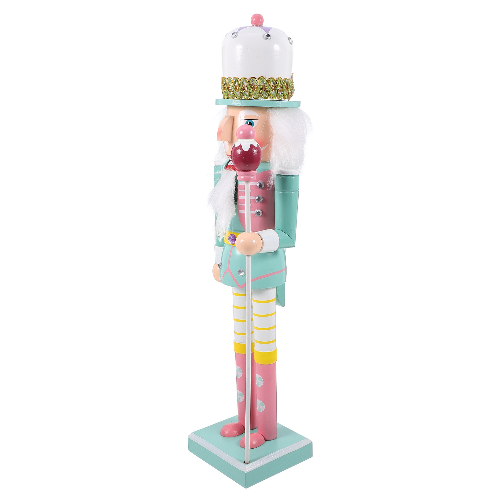 Wooden Nutcracker Ornament Chr - Interior Design Style 评论和价格