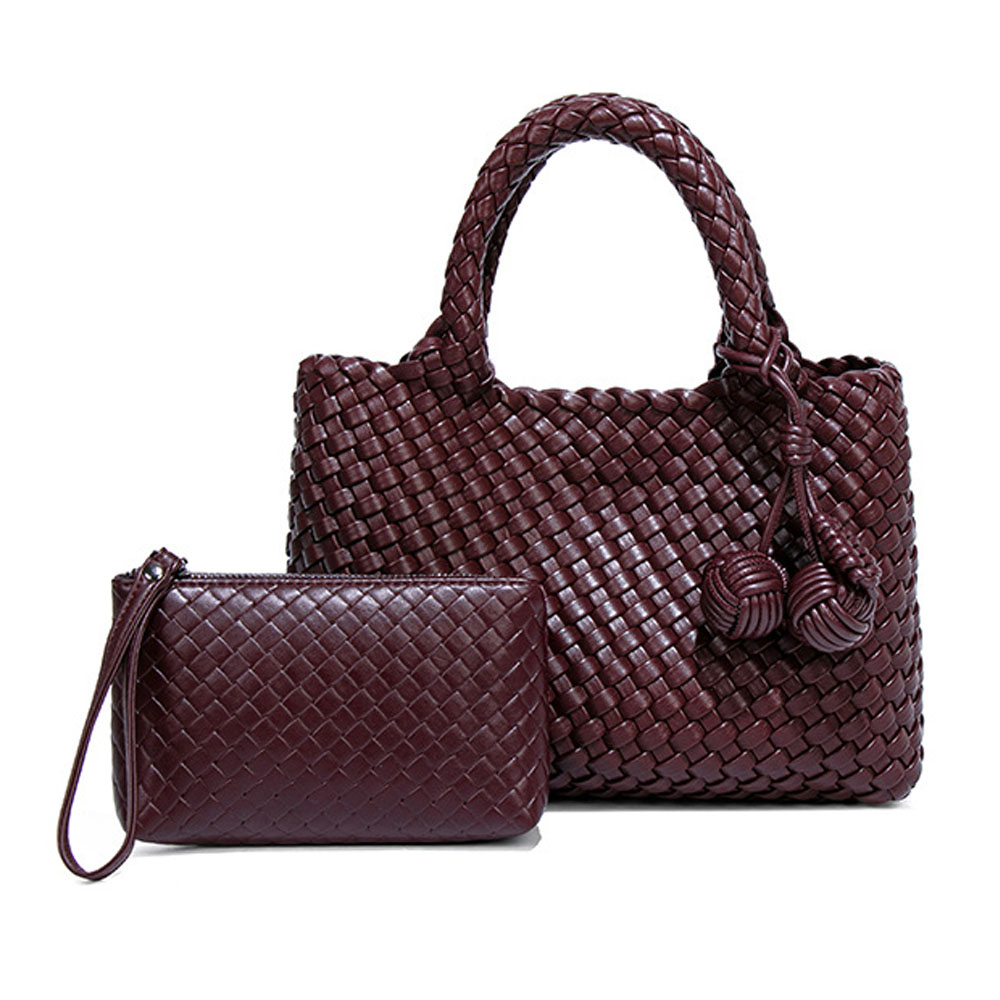 Woven Shopper Bag Fashionable  - Interior Design Style 评论和价格