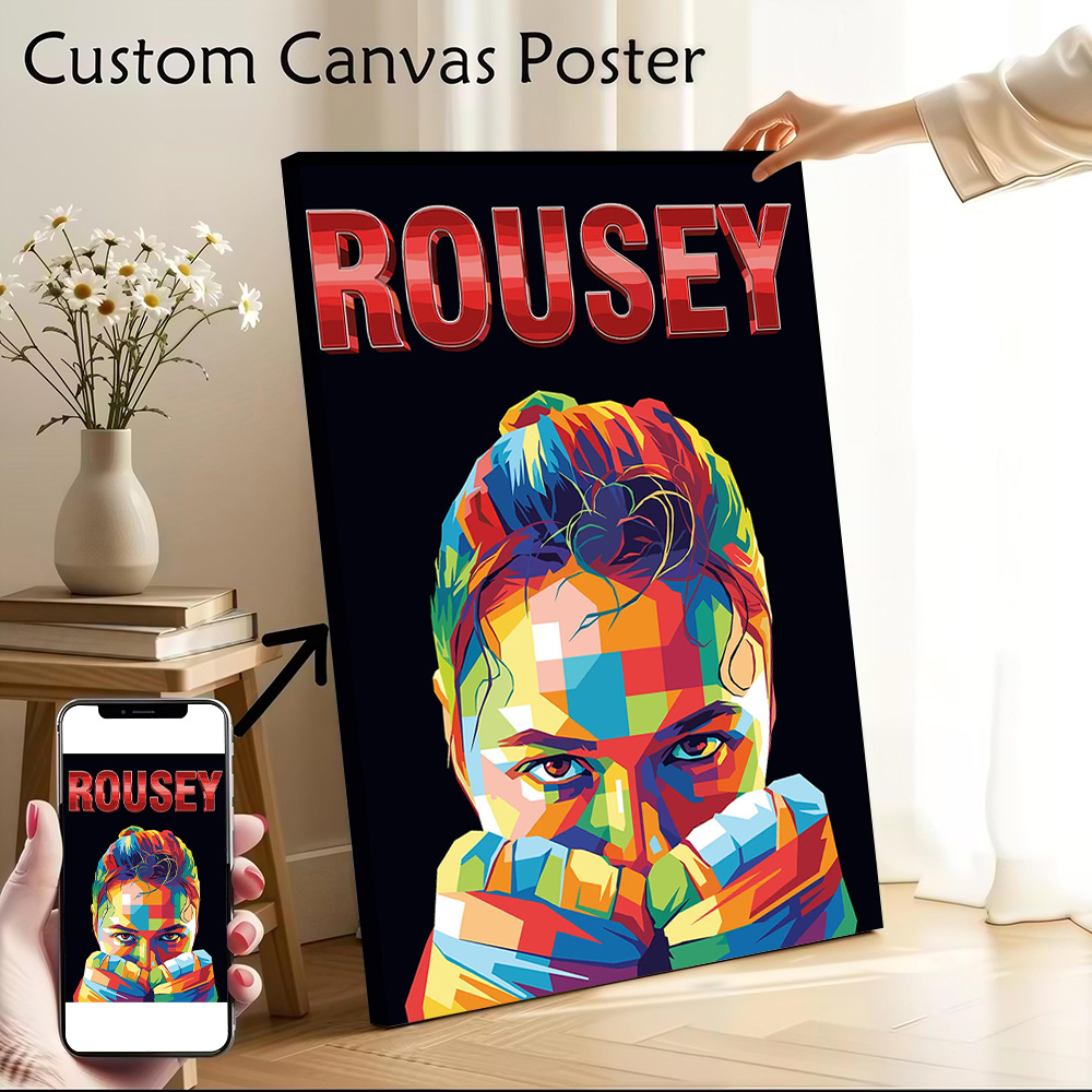 Rousey: Ronda Rousey Pop Art P - Interior Design Modern 评论和价格