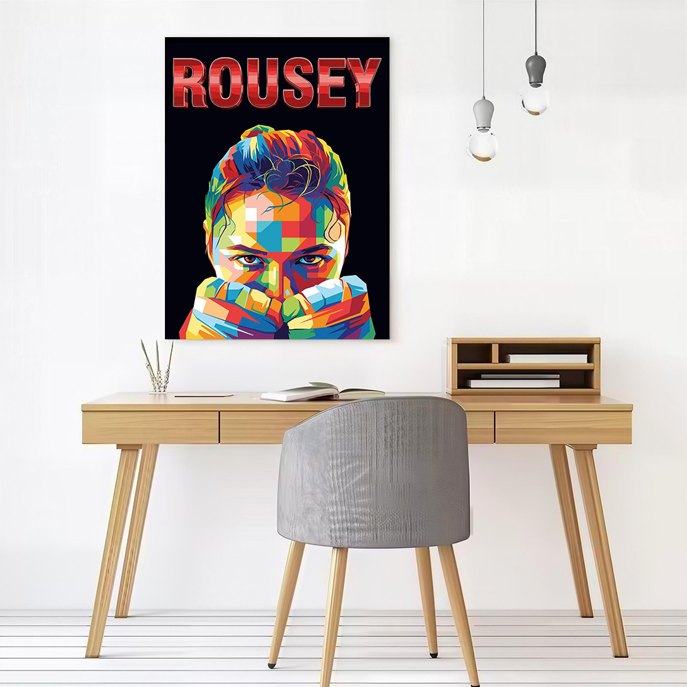 Rousey: Ronda Rousey Pop Art P - Interior Design Modern 评论和价格