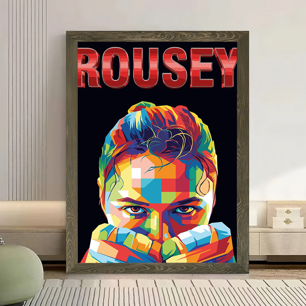 Rousey: Ronda Rousey Pop Art P - Interior Design Modern 评论和价格