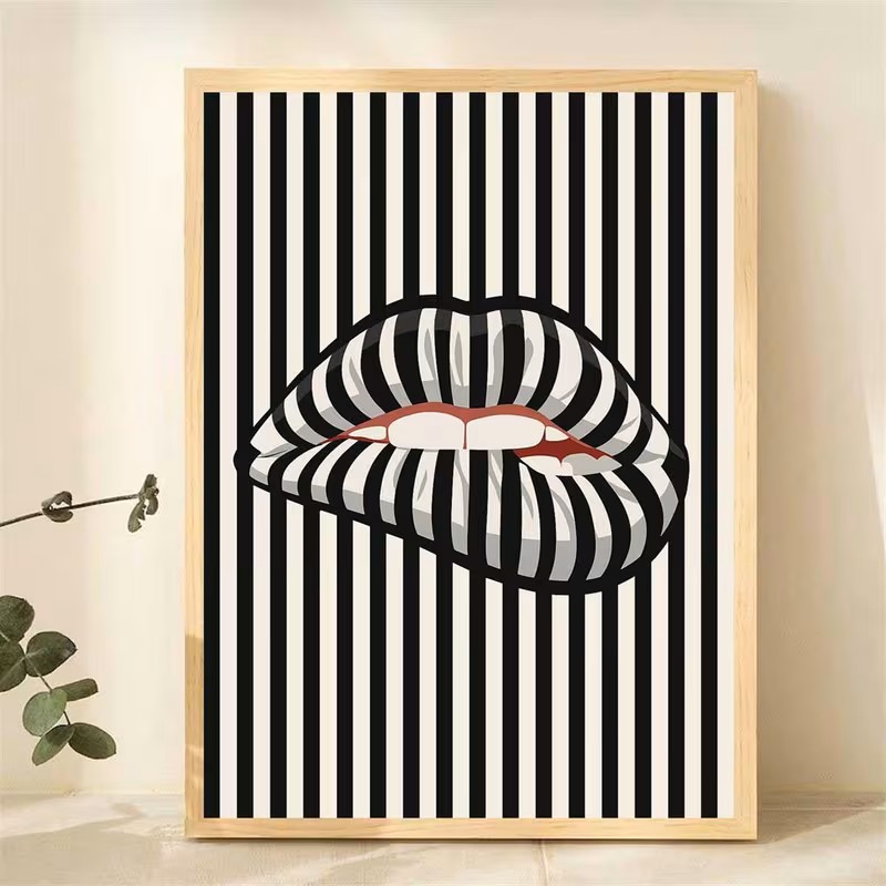 Simple and Abstract Striped Li - Interior Design Modern 评论和价格