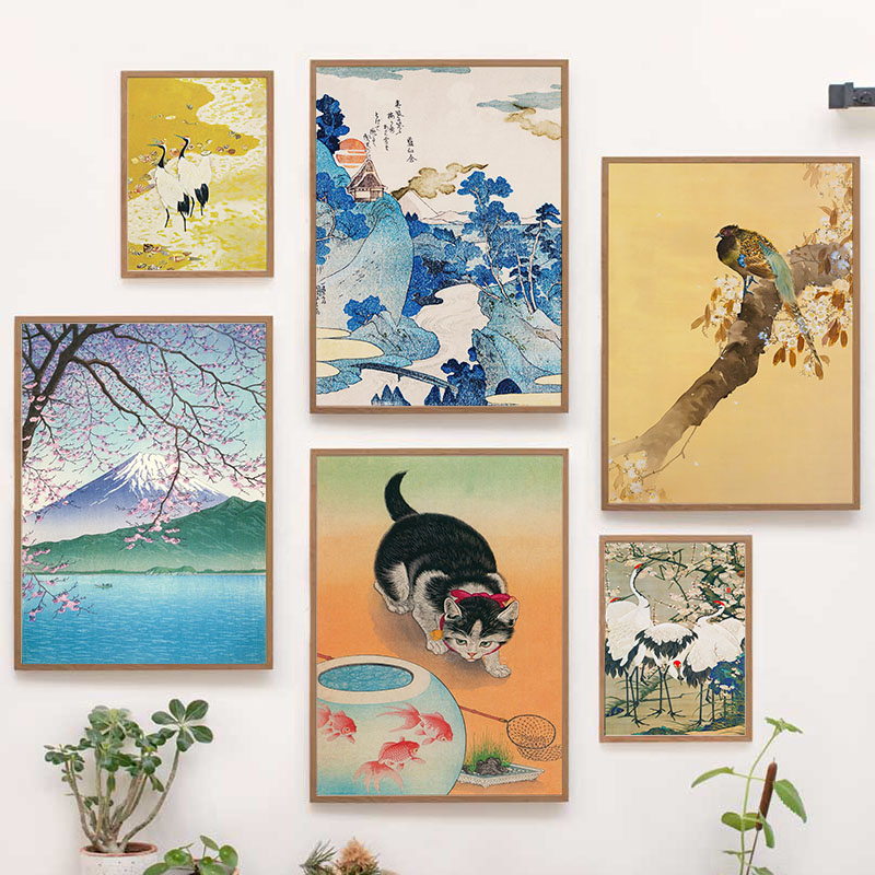 Japanese Katsushika Hokusai Ca - Interior Design Modern 评论和价格