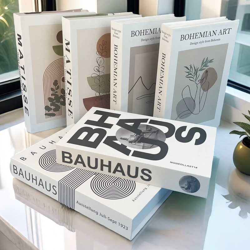 Boho Monet Decorative Books Lu - Interior Design Handbook 评论和价格